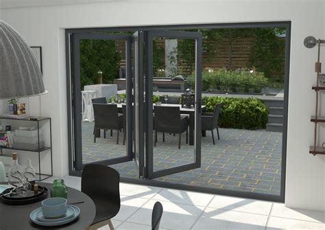 Part Q Grey Mm Upvc Bi Fold Door Open Out R Upvc Bifold Door