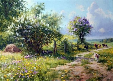 Russian Landscape Paintings by Vladimir Zhdanov