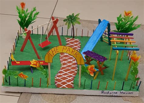Pin de lakshi en Preschool crafts en 2025 | Maquetas de parques, Como