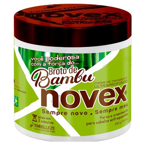 Novex Creme De Tratamento Broto De Bambu 210g Shopee Brasil