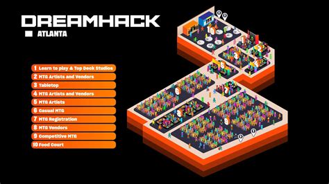 Festival Map DreamHack Atlanta 2023