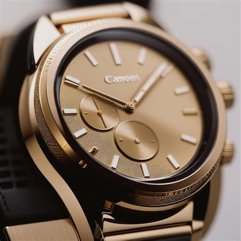 Premium AI Image Luxury Gold Analog Watch