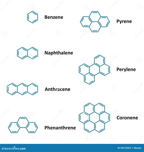 Chemical Structural Formulas Stock Vector - Image: 45279263