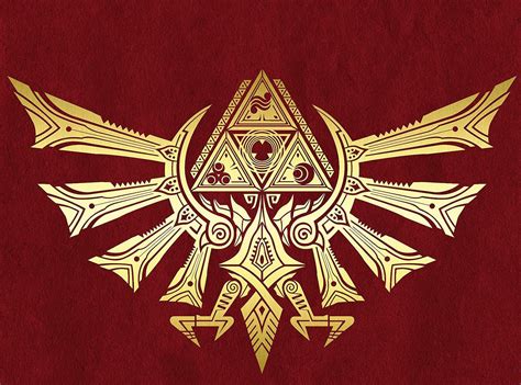 Triforce Eagle The Legend Of Zelda Silhouette For T Shirt Etsy Canada