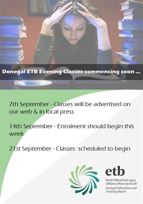 Evening Courses commencing soon … | Donegal ETB