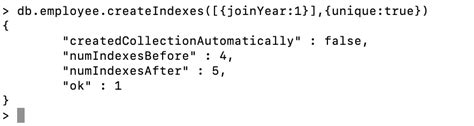 Mongodb M Todo Db Collection Createindexes Acervo Lima