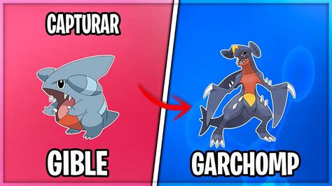 Como Capturar A Gible Evolucionar A Garchomp En Pokemon Espada Y