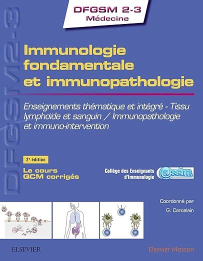 Amazon Immunologie Fondamentale Et Immunopathologie Enseignements