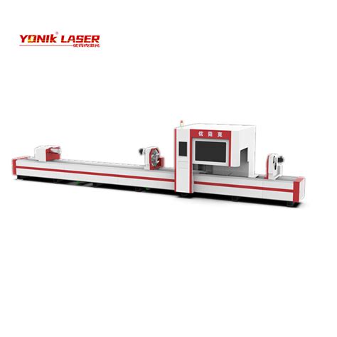 Yonik Three Chucks CNC Fiber Laser Pipe And Tube Cutting Machine