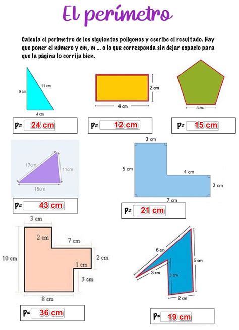 Calcular El Perimetro Brainly Lat