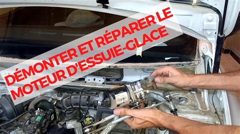 Dèmonter et réparer le moteur d essuie glace avant Renault CLIO YouTube