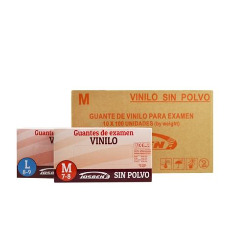 Uds De Guantes Vinilo Sin Polvo Josben Formato Ahorro Iberomed