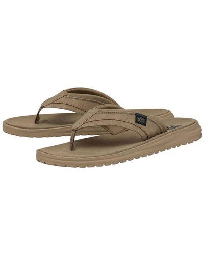 Hey Dude Sandals Slides And Flip Flops For Men Online Sale Up To 38 Off Lyst