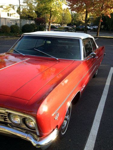 Sell Used 1966 Chevrolet Impala Ss Convertible Regal Redwhite Top In