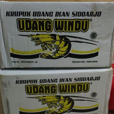 Jual Kerupuk Udang Ikan Sidoarjo Udang Windu 250gr 500gr Shopee