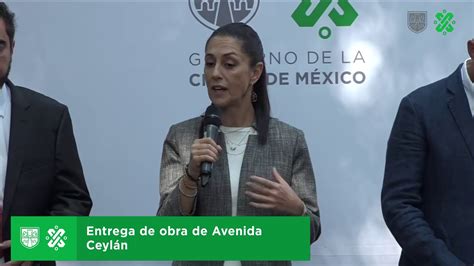 Entrega de obra de Avenida Ceylán YouTube