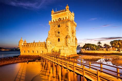 Torre Di Belem Di Lisbona Fotografia Stock Immagine Di Cancello 48999046