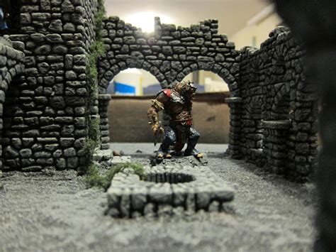 Hirst Arts Scenery Ruined Fieldstone Tower Wargaming Hub