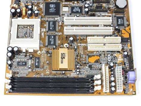 Pc Chips M598lmr Socket 7 Motherboard Sis 530 Chipset With Isa System