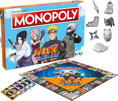 Monopoly Naruto Gra Planszowa Winning Moves Sklep Empik