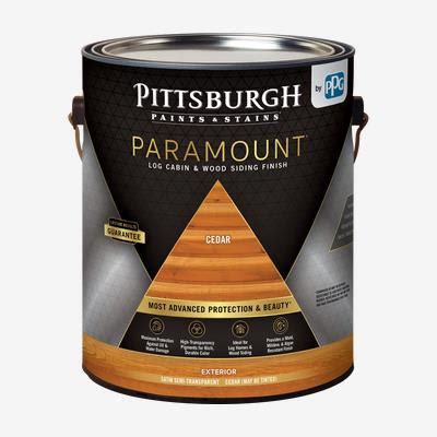 Pittsburgh Paints Stains Paramount Log Cabin Wood Siding Finish