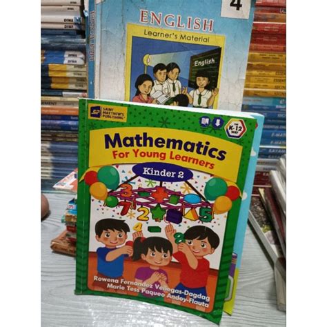 Mathematics For Your Learners Kinder 2 Shopee Philippines