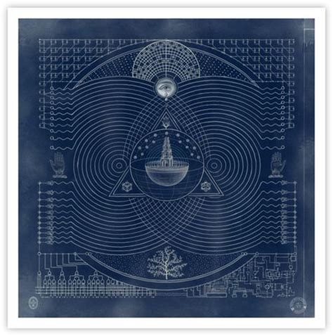 Daniel Martin Diaz Blue Print For The Future Series Geometry Art