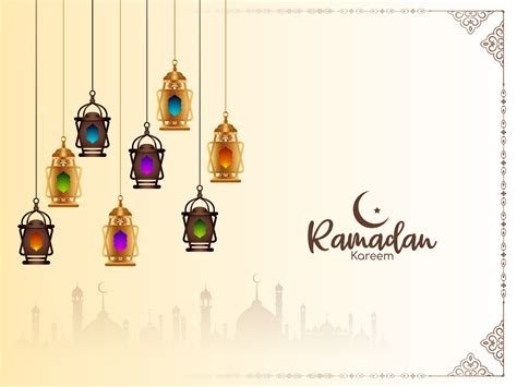 Ramadan Kareem Islamic Arabic Festival Greeting Background 21480914