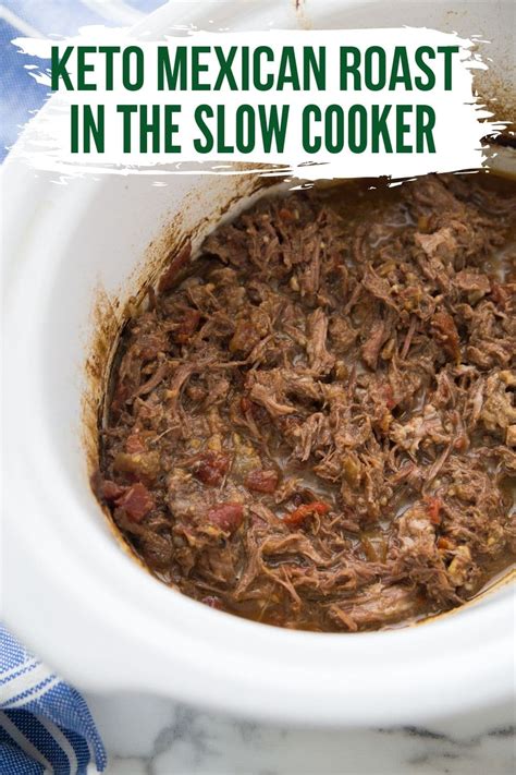 Easy Mexican Pot Roast Crock Pot Recipe Keto Kasey Trenum