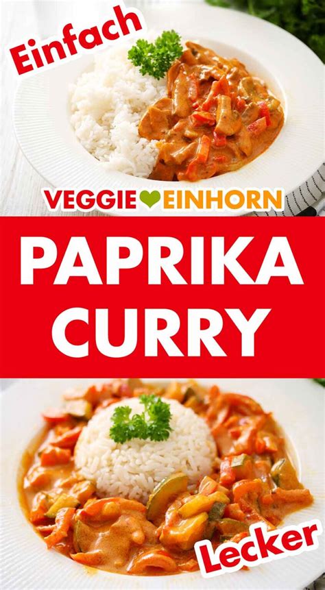 Einfaches Paprika Curry Vegan Und Vegetarisch