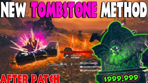 New Method How To Solo Tombstone Glitch After Patch Duplication