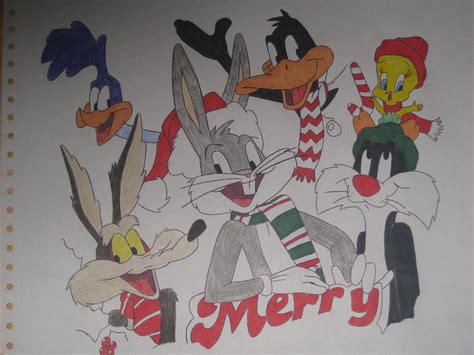 My Christmas Art Of Looney Tunes By Darcygagnon On Deviantart