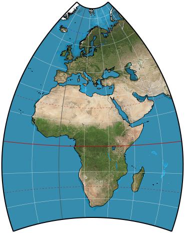 Stereographic Projection Map