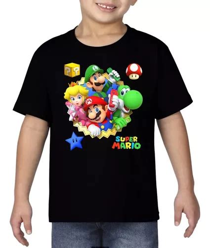 Playera Super Mario Bros Videojuego Con Regalo Mercadolibre