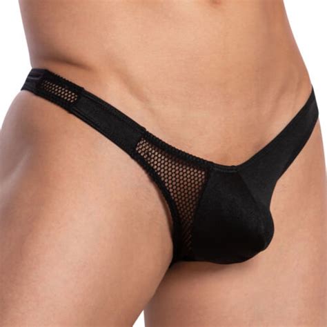 Sexy Herren Tanga Körper umarmend G String Jockstrap Netz Etui Bikini