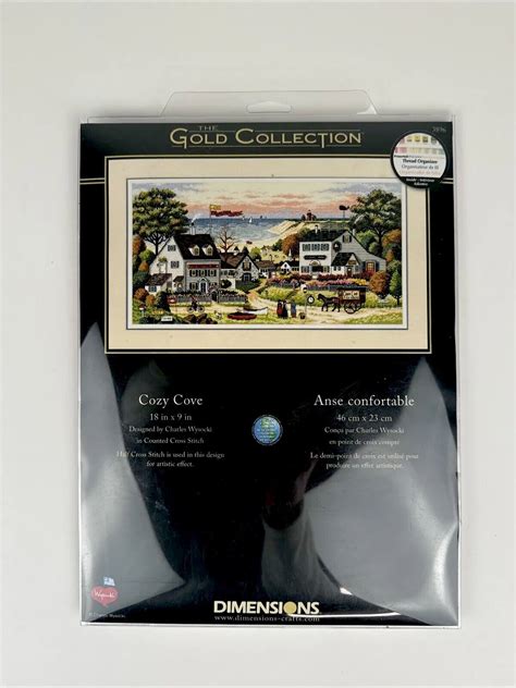 Vintage Dimensions Gold Charles Wysocki Cozy Cove Counted Cross Stitch