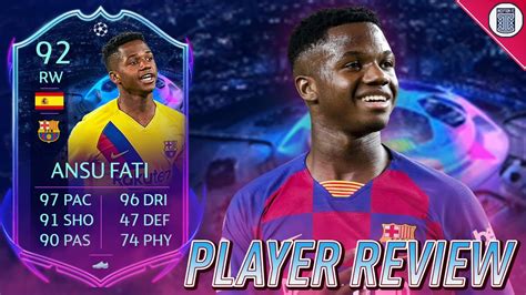 rttf ansu fati player review gameplay objective fifa  ultimate