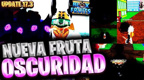 NUEVA FRUTA OSCURIDAD En BLOX FRUITS MEJOR QUE ANTES SUS