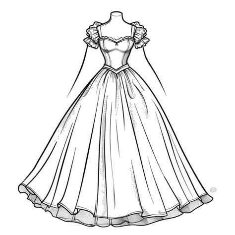 Desenhos De Vestidos Bonitos - 7