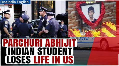 Paruchuri Abhijit Indian Student Found Dead In One News Page Video