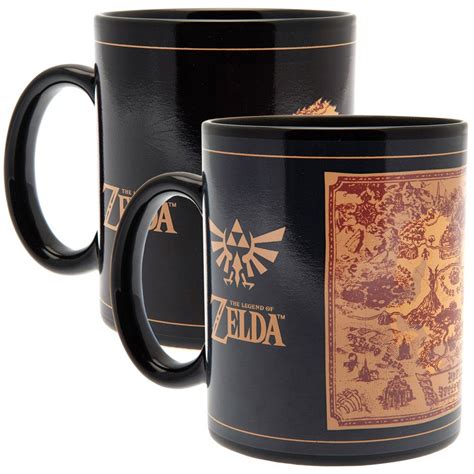 The Legend Of Zelda Heat Changing Mug Map TKO Sports