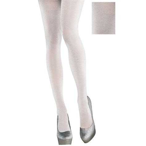 White Shimmer Tights Party City Online Party Store Halloween