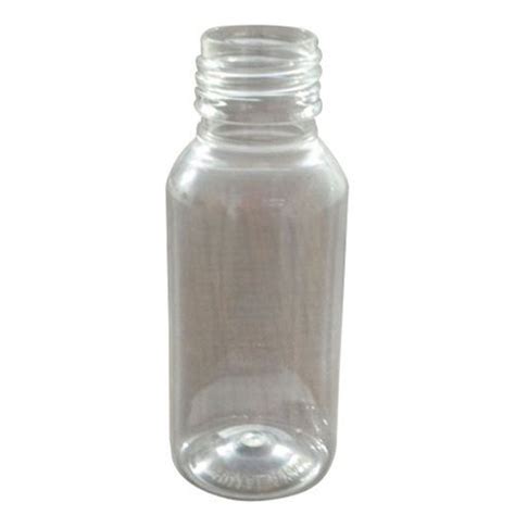 60 Ml Leakproof Pharmaceutical Syrup Transparent Pet Bottle With 25 Mm