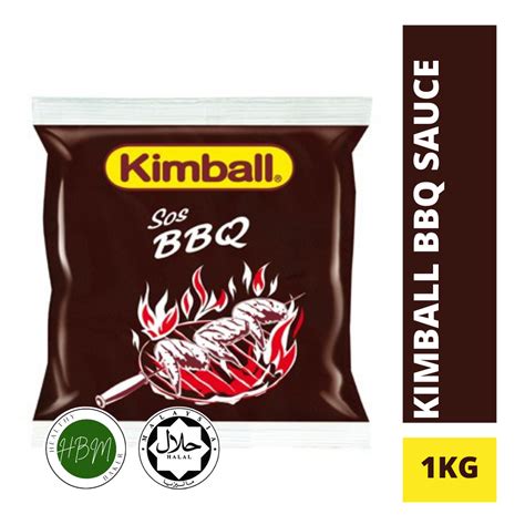 READY STOCK KIMBALL BBQ SAUCE 1KG SOS BBQ SOFTPACK REFILL