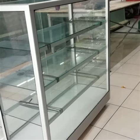 Jual Etalase Kaca Etalase Aluminium Lemari Kaca 1mtr Kota Bekasi