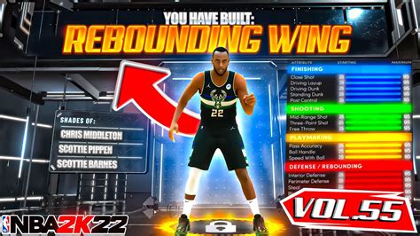 Best Rebounding Wing Build On Nba K Rare Build Series Vol Youtube