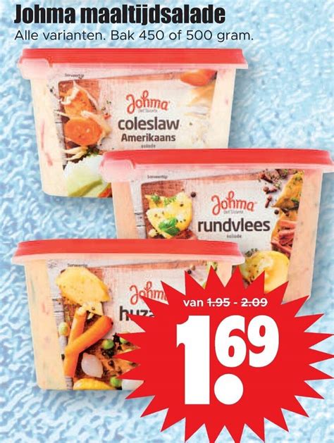 Johma Maaltijdsalade G Aanbieding Bij Dirk