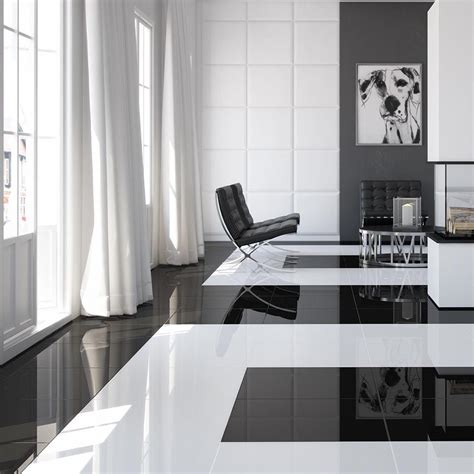 Black Floor Tiles Designs For Living Room | Floor Roma