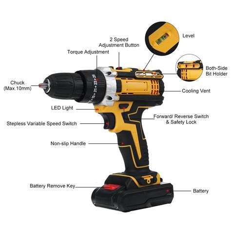 Buy In Multifunction Torque Cordless Electric Impact Drill