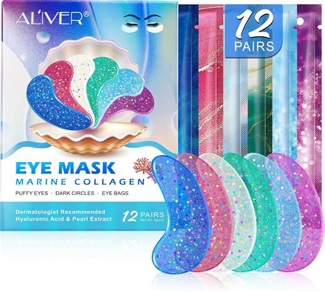 Gels pour les yeux Masques pour les yeux nacrés qui réduisent les